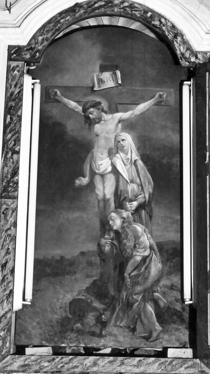 crocifissione di Cristo (dipinto, opera isolata) di Grillo Diego Antonio (inizio sec. XX)