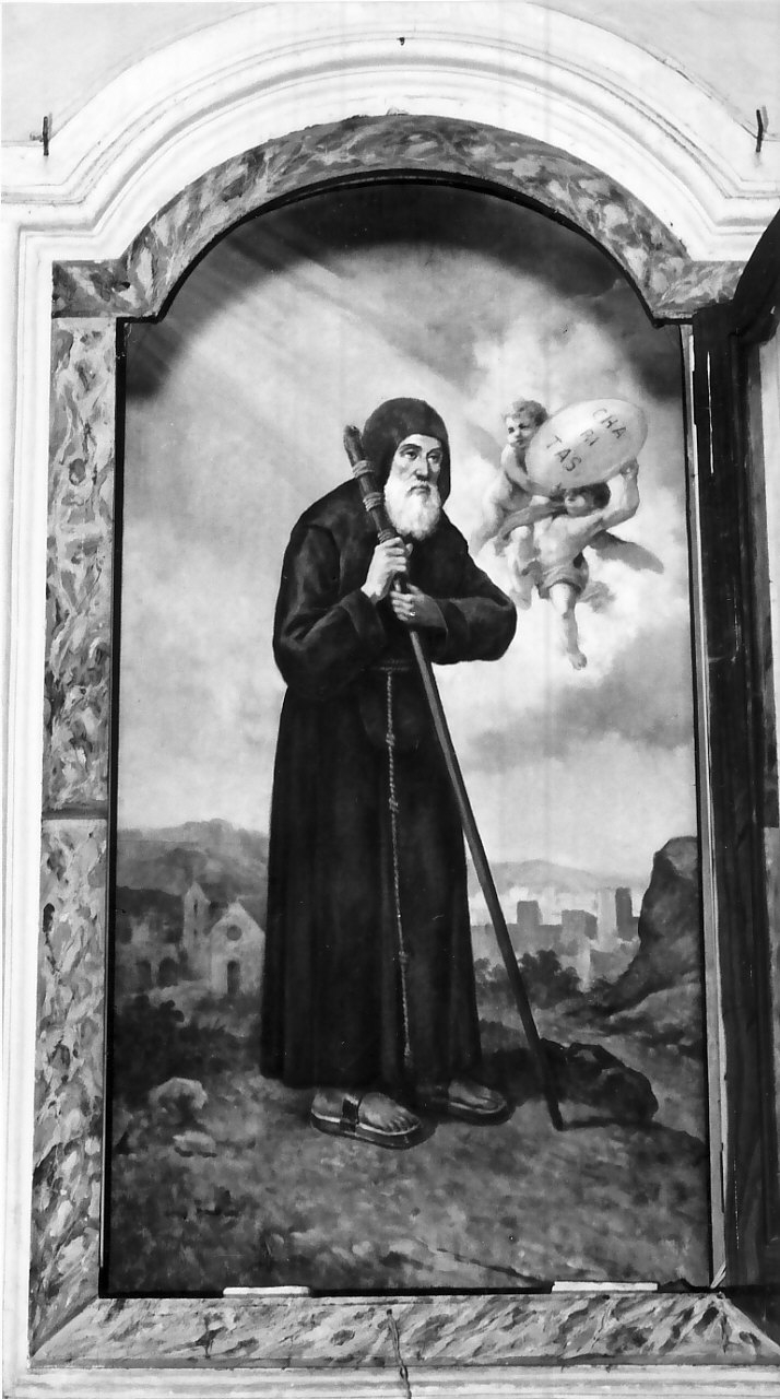 San Francesco di Paola (dipinto, opera isolata) di Grillo Diego Antonio (inizio sec. XX)