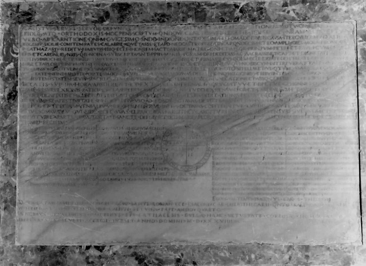 lapide - bottega calabrese (sec. XVI)