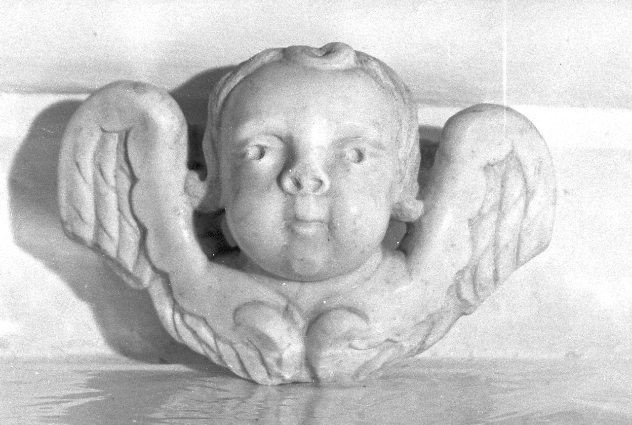 angelo (decorazione plastica, opera isolata) - bottega calabrese (fine/inizio secc. XVIII/ XIX)