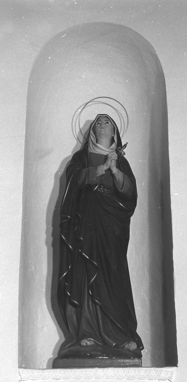 Madonna Addolorata (statua, opera isolata) di Malecore Giuseppe (prima metà sec. XX)