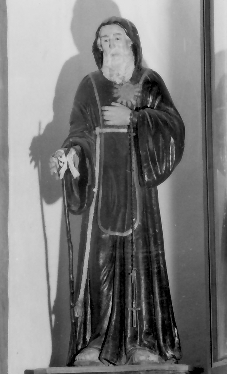 San Francesco di Paola (statua processionale, opera isolata) - bottega Italia meridionale (sec. XIX)