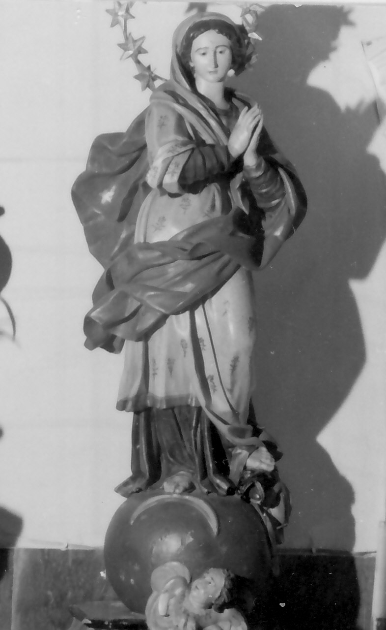 Immacolata Concezione (statua processionale, opera isolata) - bottega calabrese (seconda metà sec. XVII)