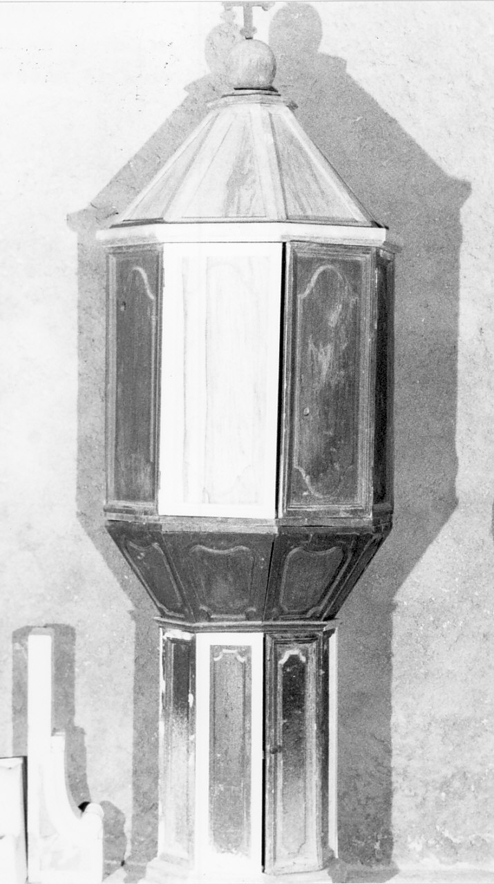 fonte battesimale, opera isolata - bottega calabrese (seconda metà sec. XVIII)