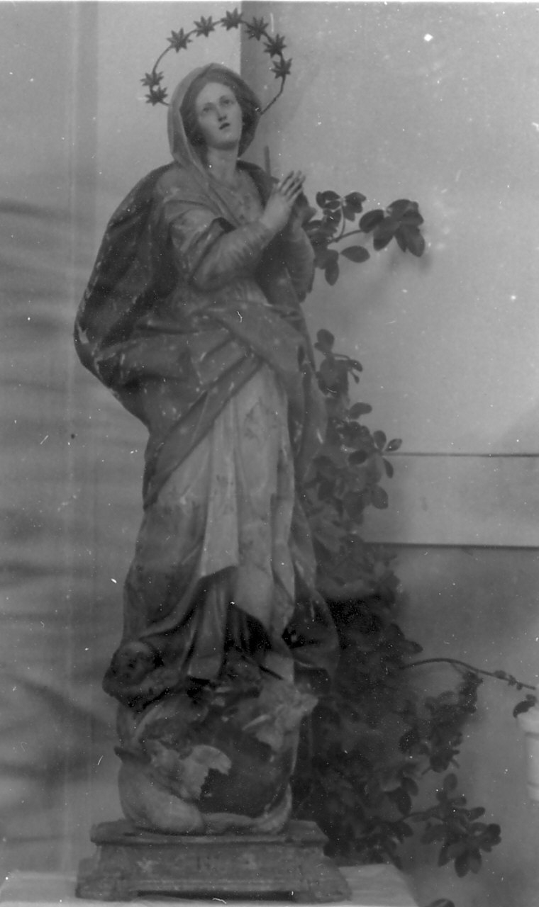 Immacolata Concezione (statua, opera isolata) - bottega calabrese (sec. XIX)