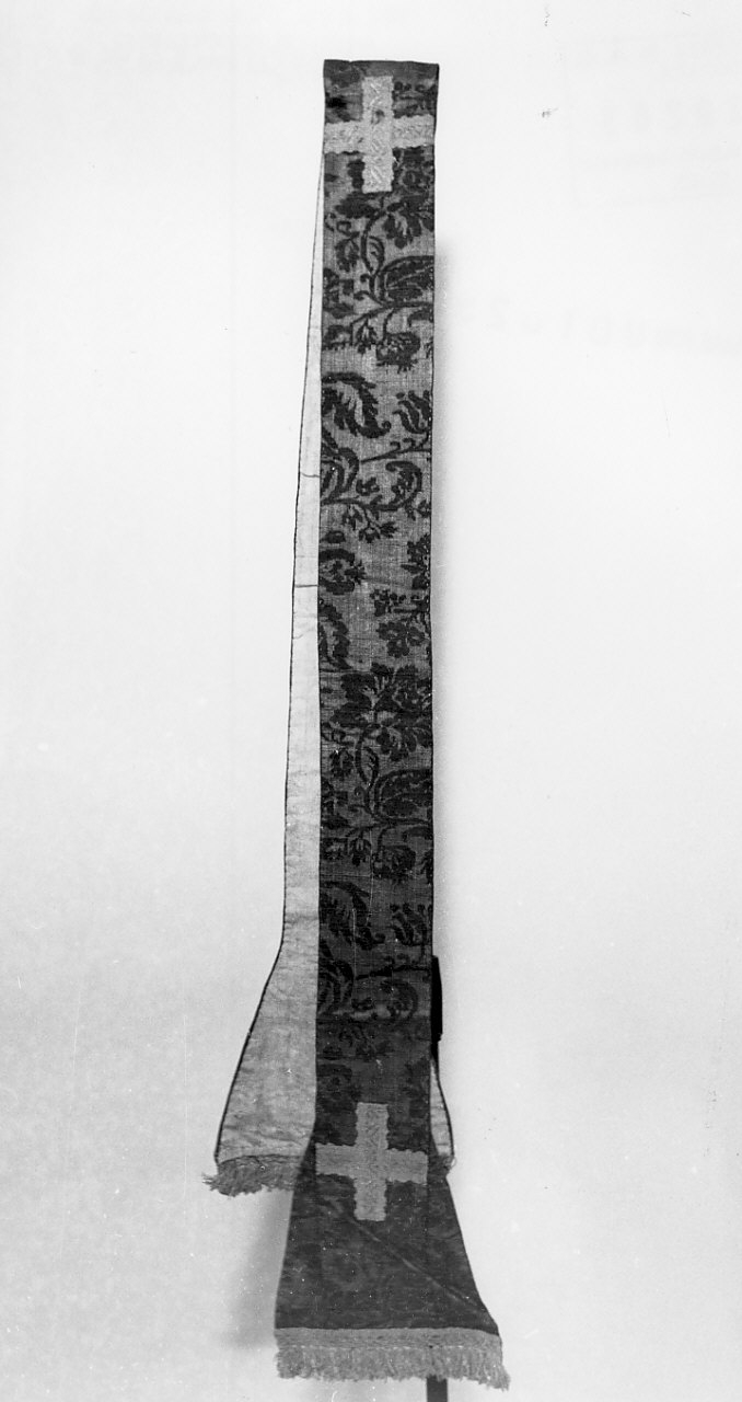 stola, opera isolata - manifattura calabrese (sec. XIX)