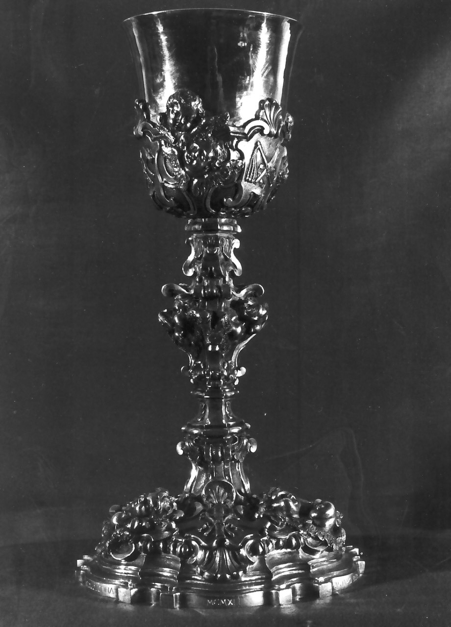 calice, opera isolata - bottega romana, bottega tedesca (metà sec. XVIII)