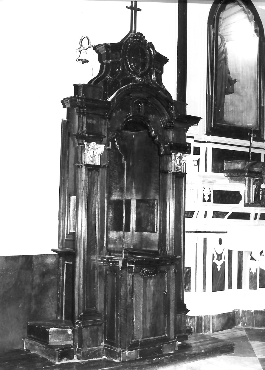 confessionale, opera isolata - bottega Italia meridionale (metà sec. XVIII)