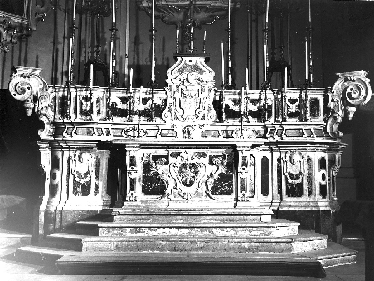altare, opera isolata - bottega Italia meridionale (sec. XVIII)