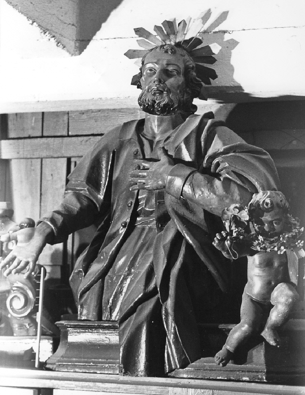 Sant'Isidoro (busto, opera isolata) - bottega Italia meridionale (sec. XVIII)