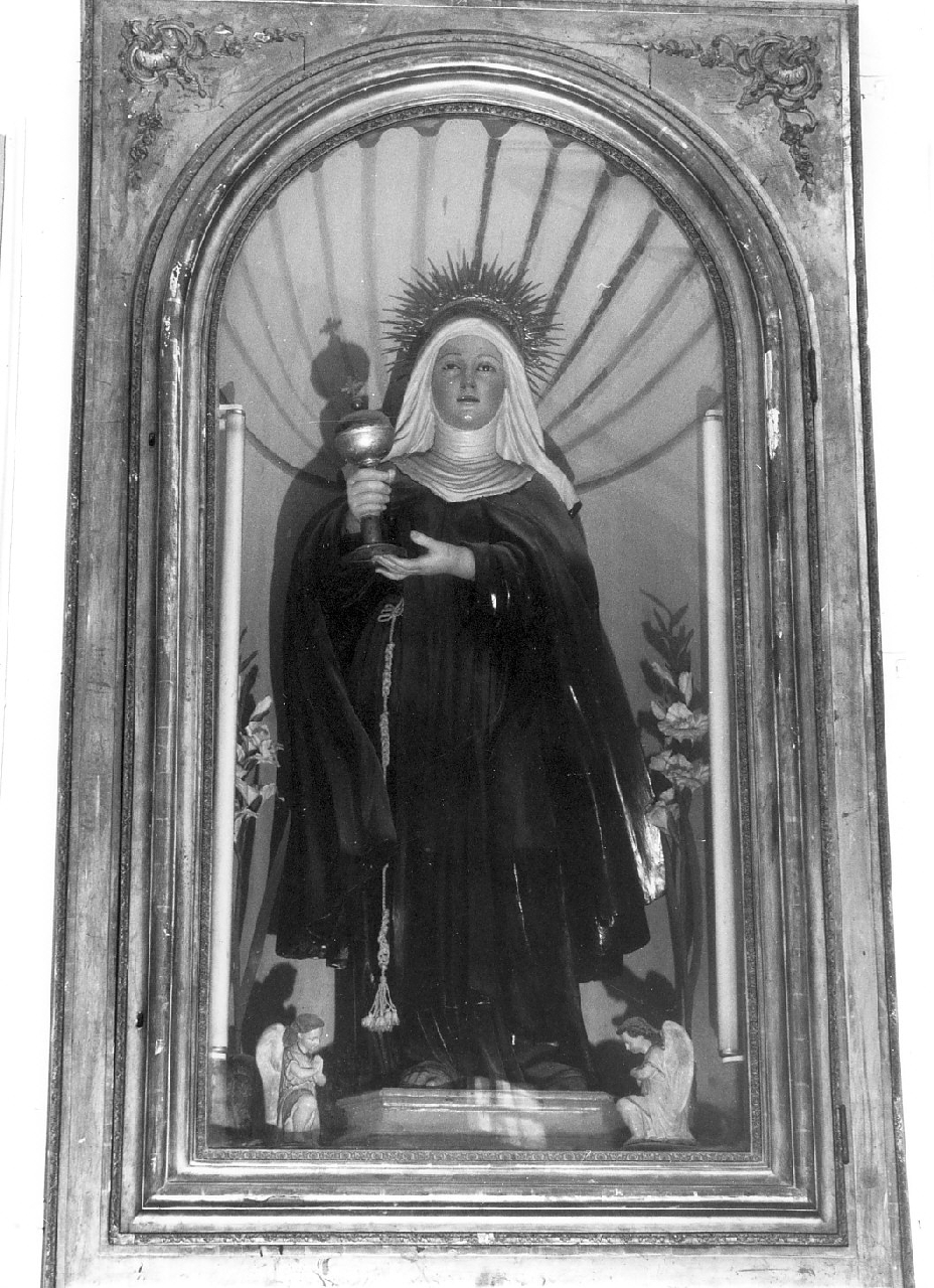 Santa Chiara (statua, opera isolata) - bottega Italia meridionale (sec. XVIII)