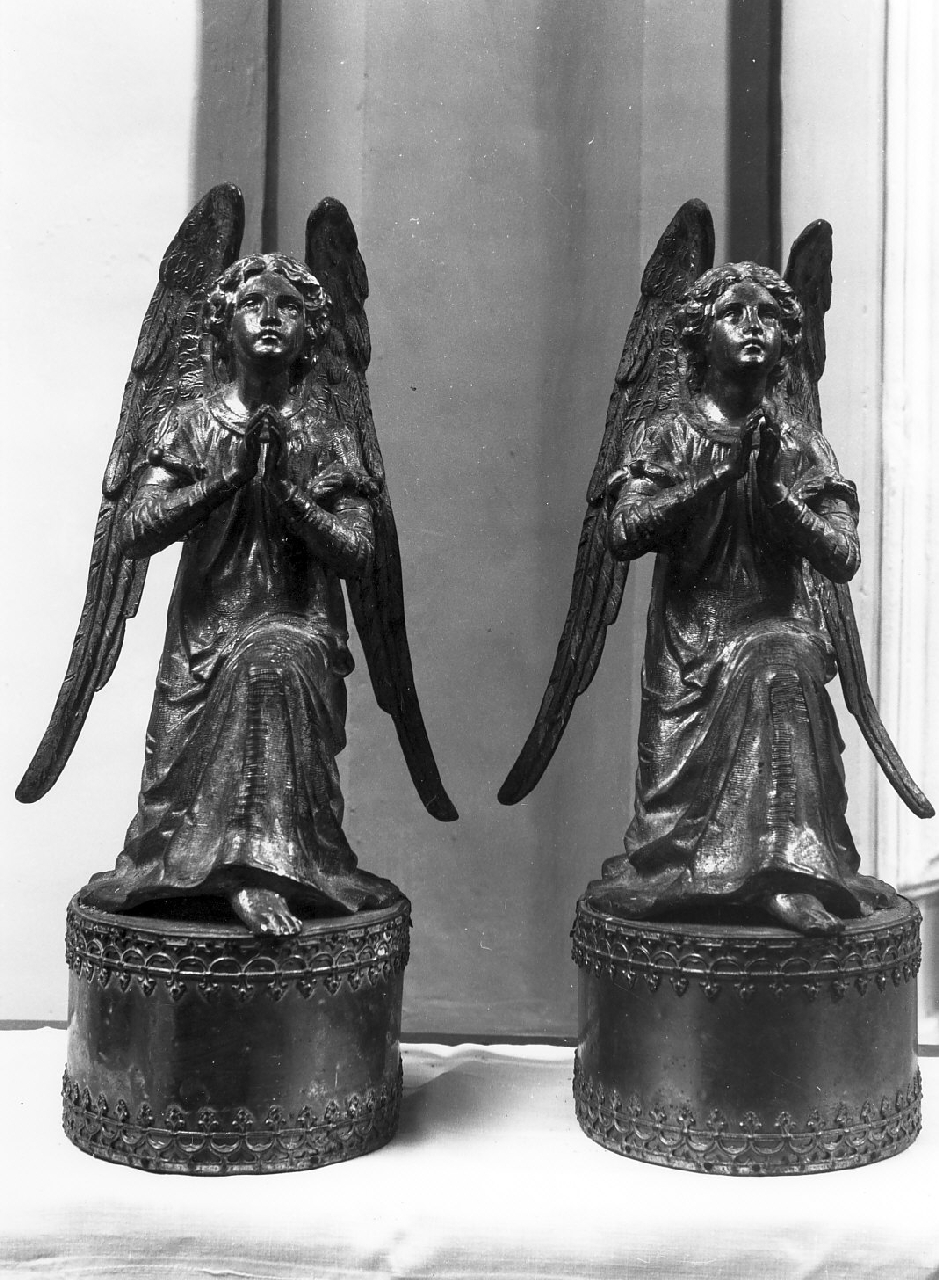 angeli (statuetta, coppia) - bottega Italia meridionale (sec. XIX)
