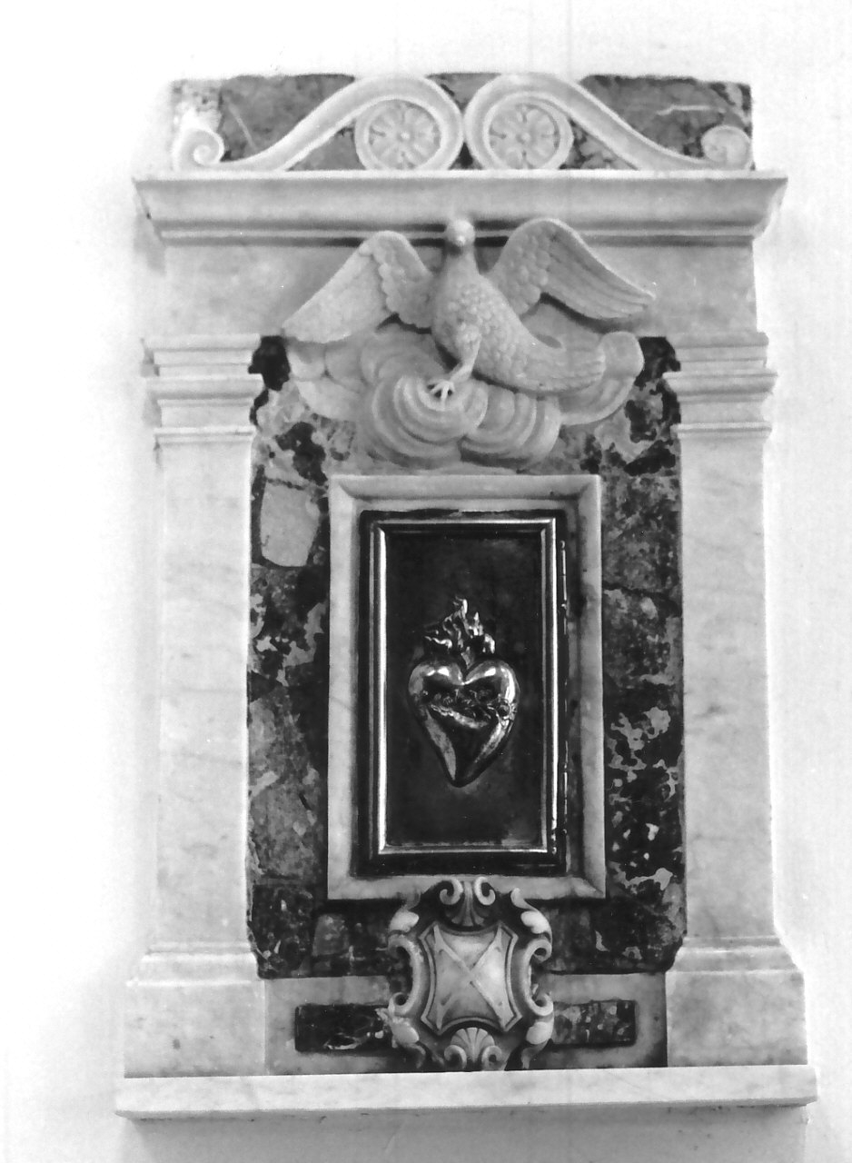 tabernacolo, elemento d'insieme - bottega Italia meridionale (sec. XIX)