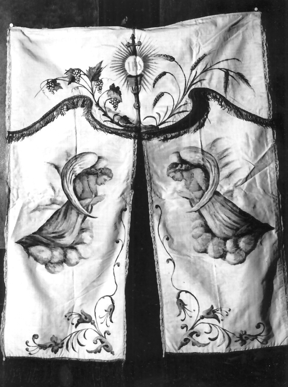 conopeo di tabernacolo, opera isolata - manifattura calabrese (fine sec. XIX)