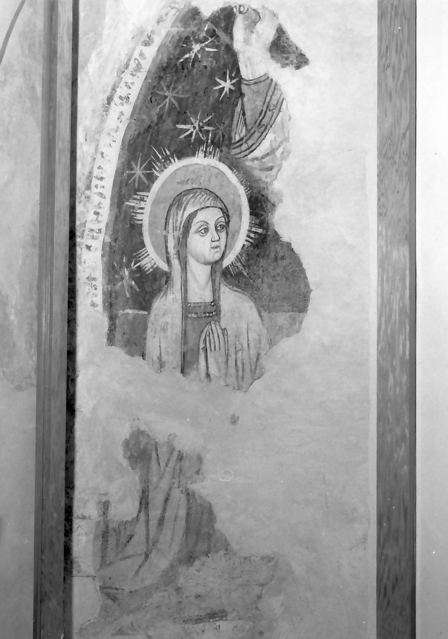 Madonna orante (dipinto, frammento) - ambito Italia meridionale (sec. XVI)