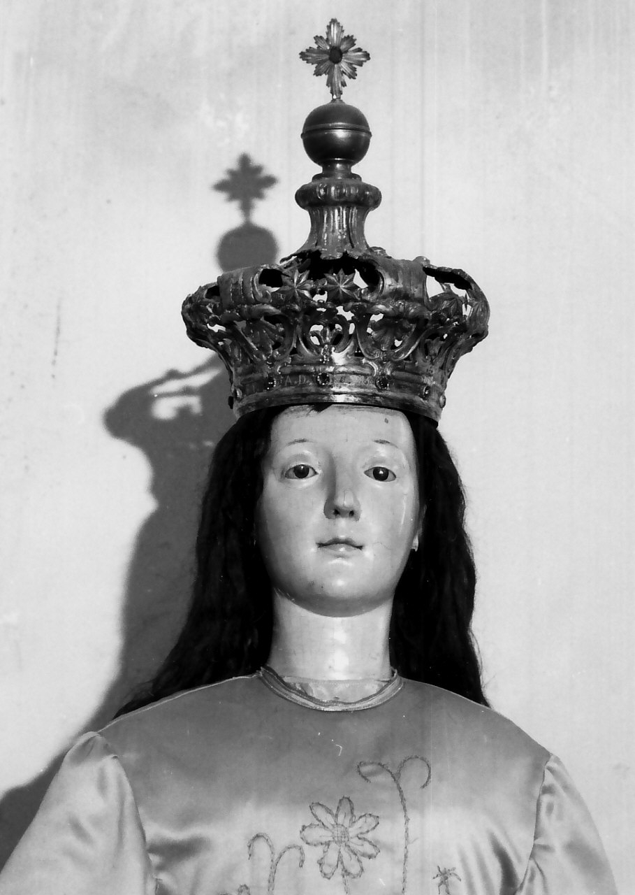 corona da statua, opera isolata - bottega napoletana (sec. XIX)