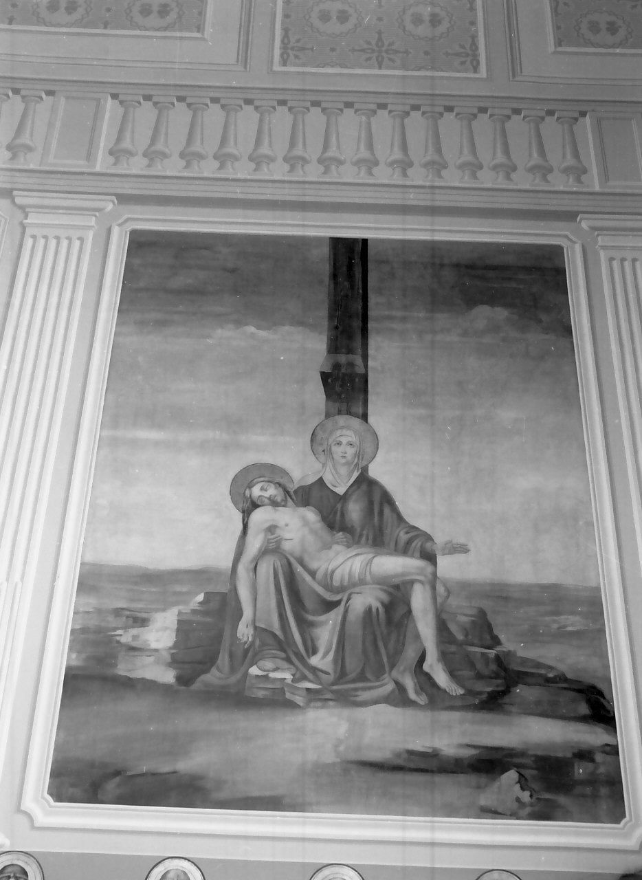 Pietà (dipinto, opera isolata) - ambito calabrese (sec. XX)