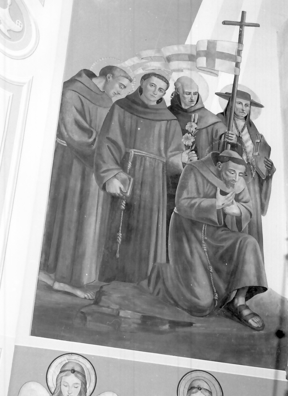 Santi francescani (dipinto, opera isolata) - ambito calabrese (sec. XX)