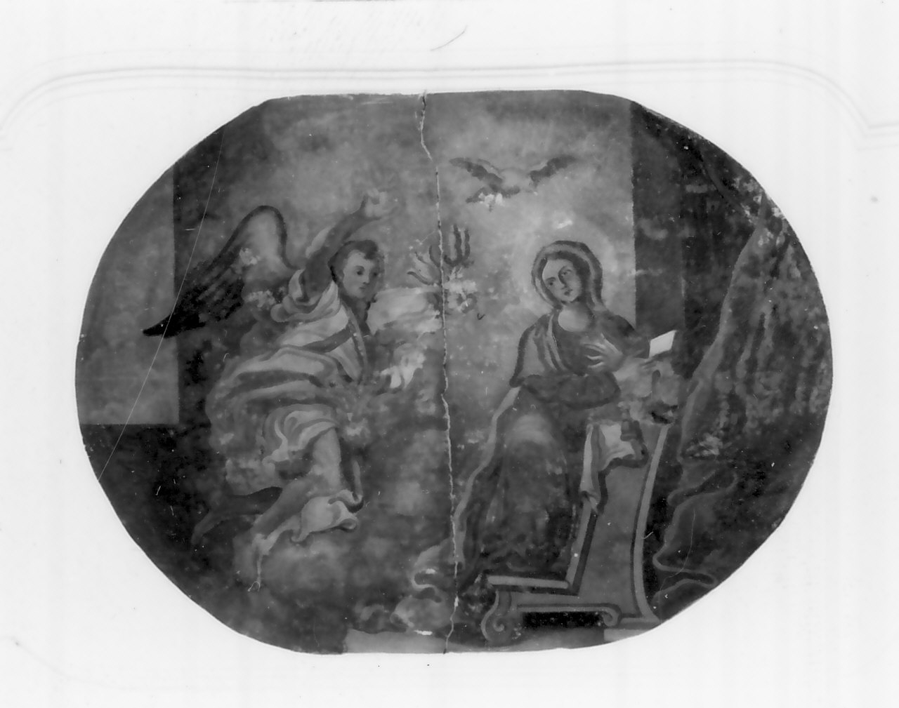 Annunciazione (dipinto, elemento d'insieme) - ambito Italia meridionale (fine/inizio secc. XVIII/ XIX)