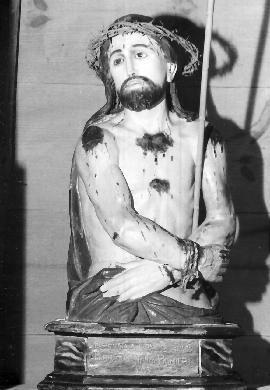 Ecce Homo (busto, opera isolata) - bottega Italia meridionale (seconda metà sec. XIX)