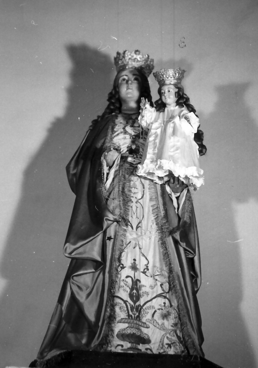 Madonna del Rosario (manichino, opera isolata) - bottega calabrese (fine sec. XIX)