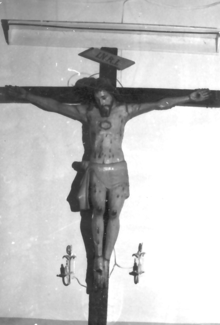 crocifisso, opera isolata - bottega Italia meridionale (sec. XVIII)