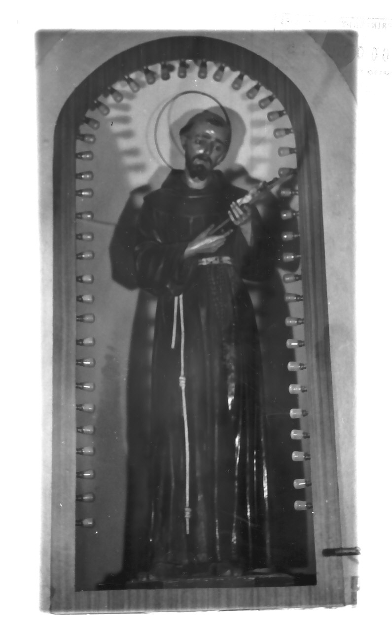 San Francesco d'Assisi (statua, opera isolata) - bottega Italia meridionale (prima metà sec. XX)