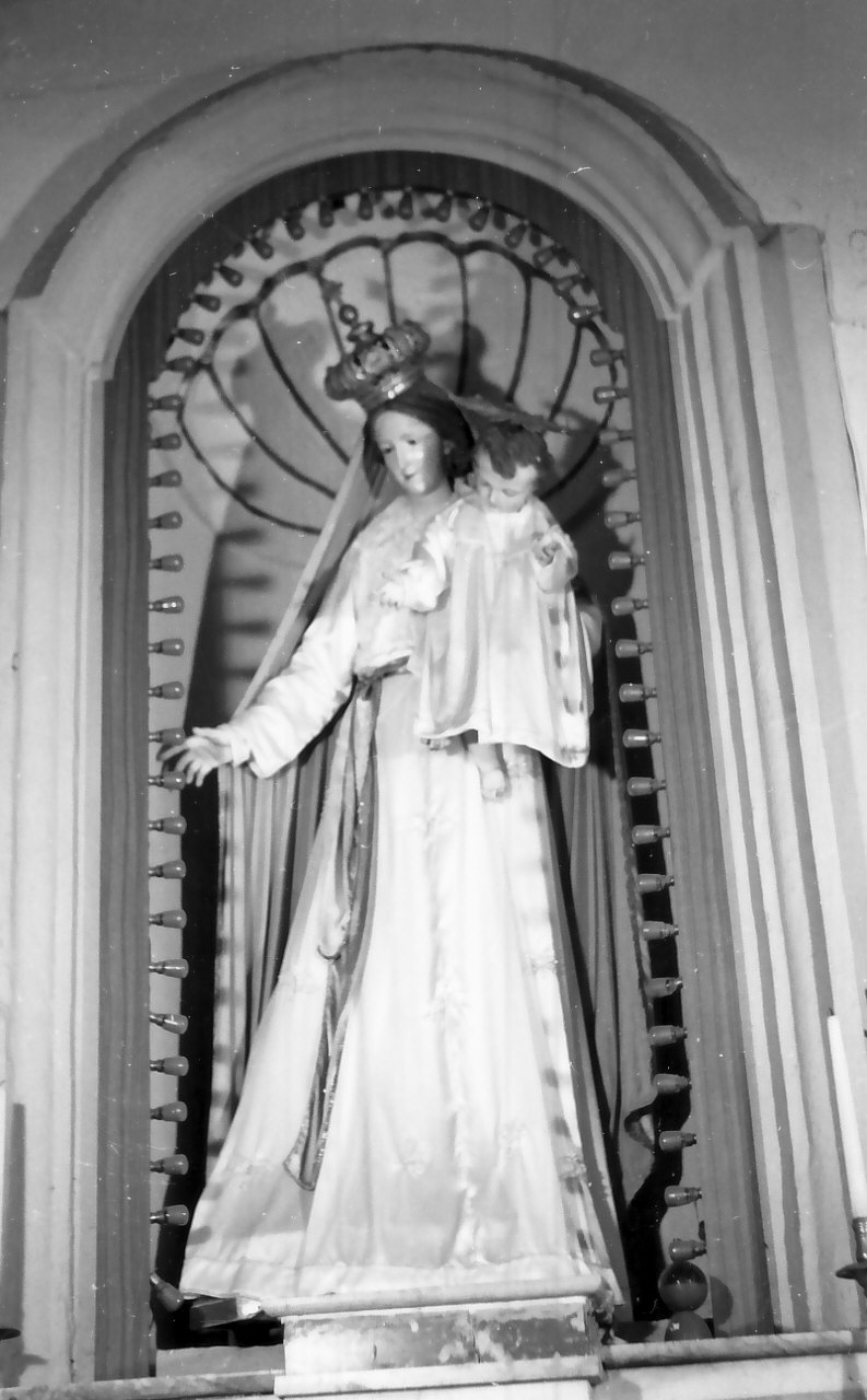 Madonna con Bambino (manichino, opera isolata) - bottega calabrese (fine sec. XIX)