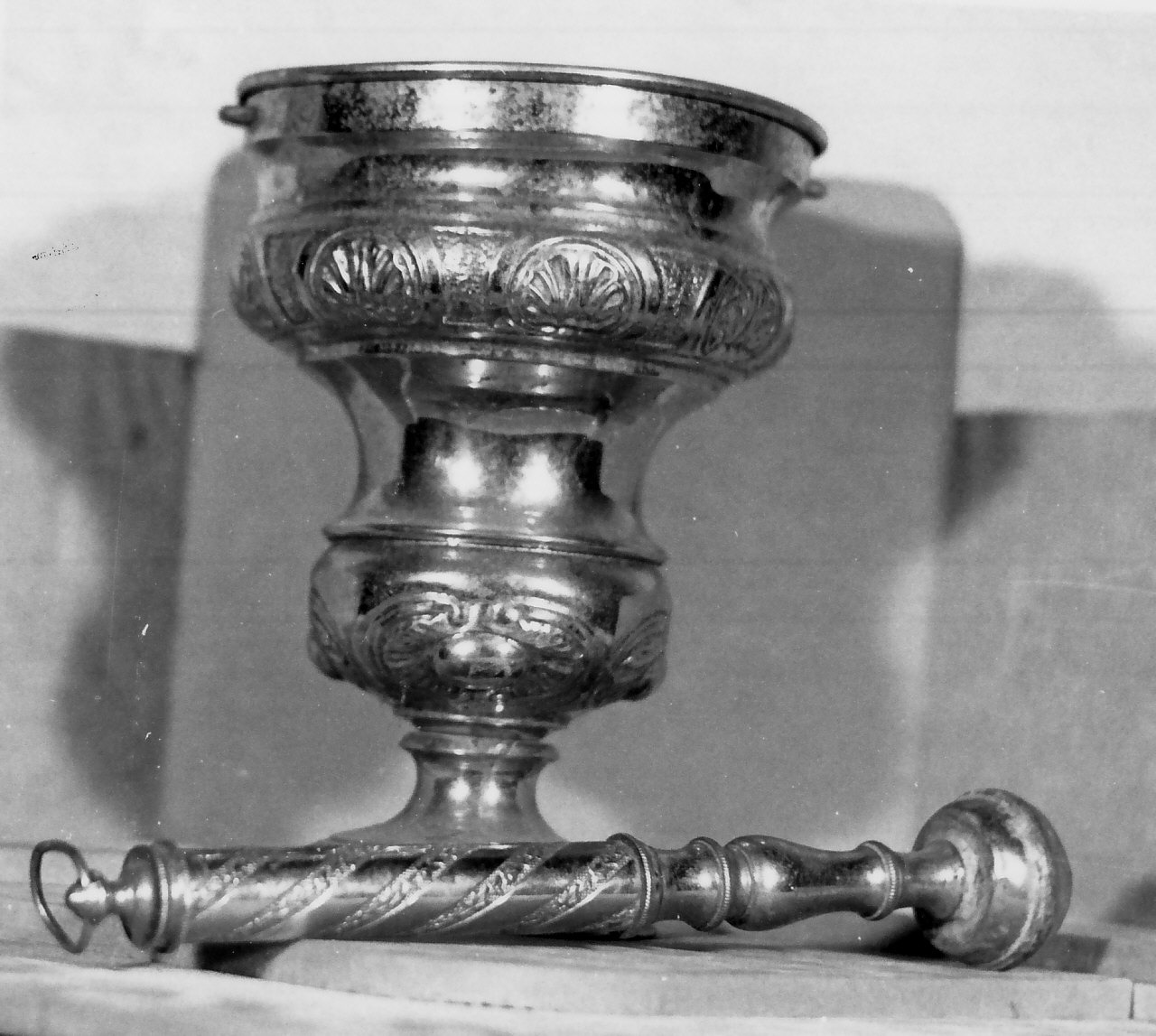 servizio per aspersione, insieme - bottega calabrese (fine sec. XIX)