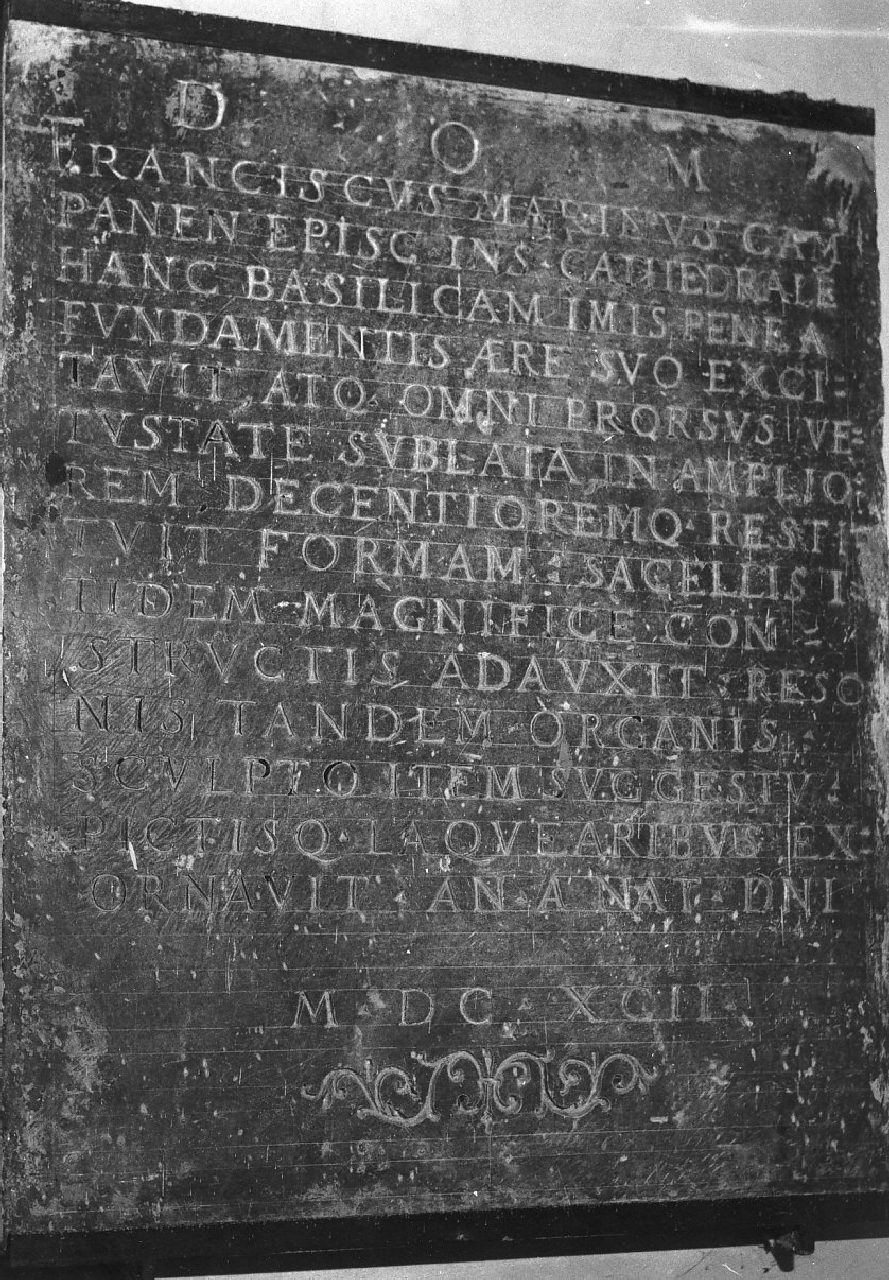 lapide - bottega calabrese (sec. XVII)