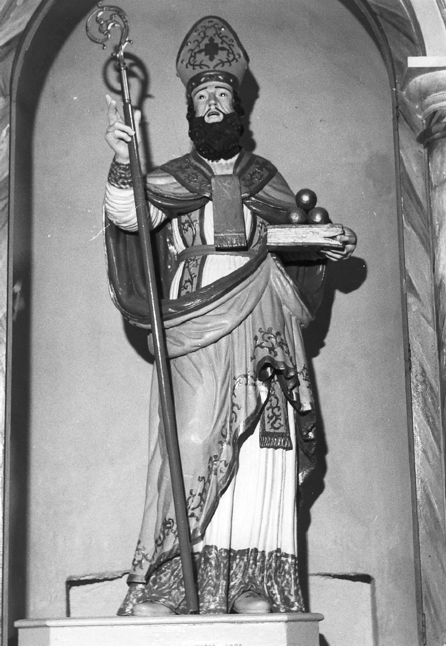 San Nicola di Bari (statua) - bottega Italia meridionale (sec. XVIII)