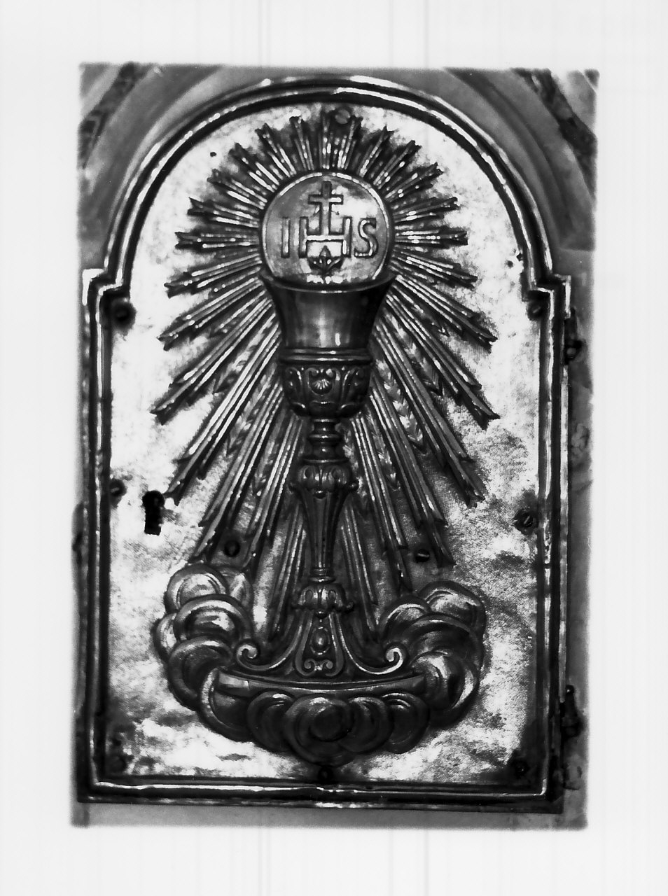 sportello di tabernacolo, elemento d'insieme - bottega calabrese (fine/inizio secc. XVIII/ XIX)