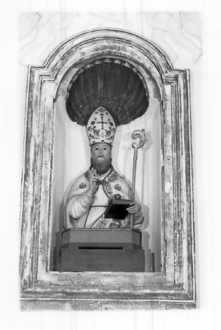 San Nicola di Bari (busto, opera isolata) - bottega calabrese (sec. XVIII)