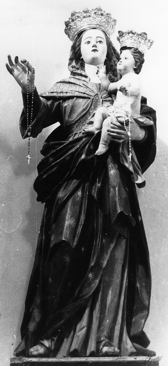 Madonna del Carmelo (statua, opera isolata) - bottega calabrese (sec. XVIII)