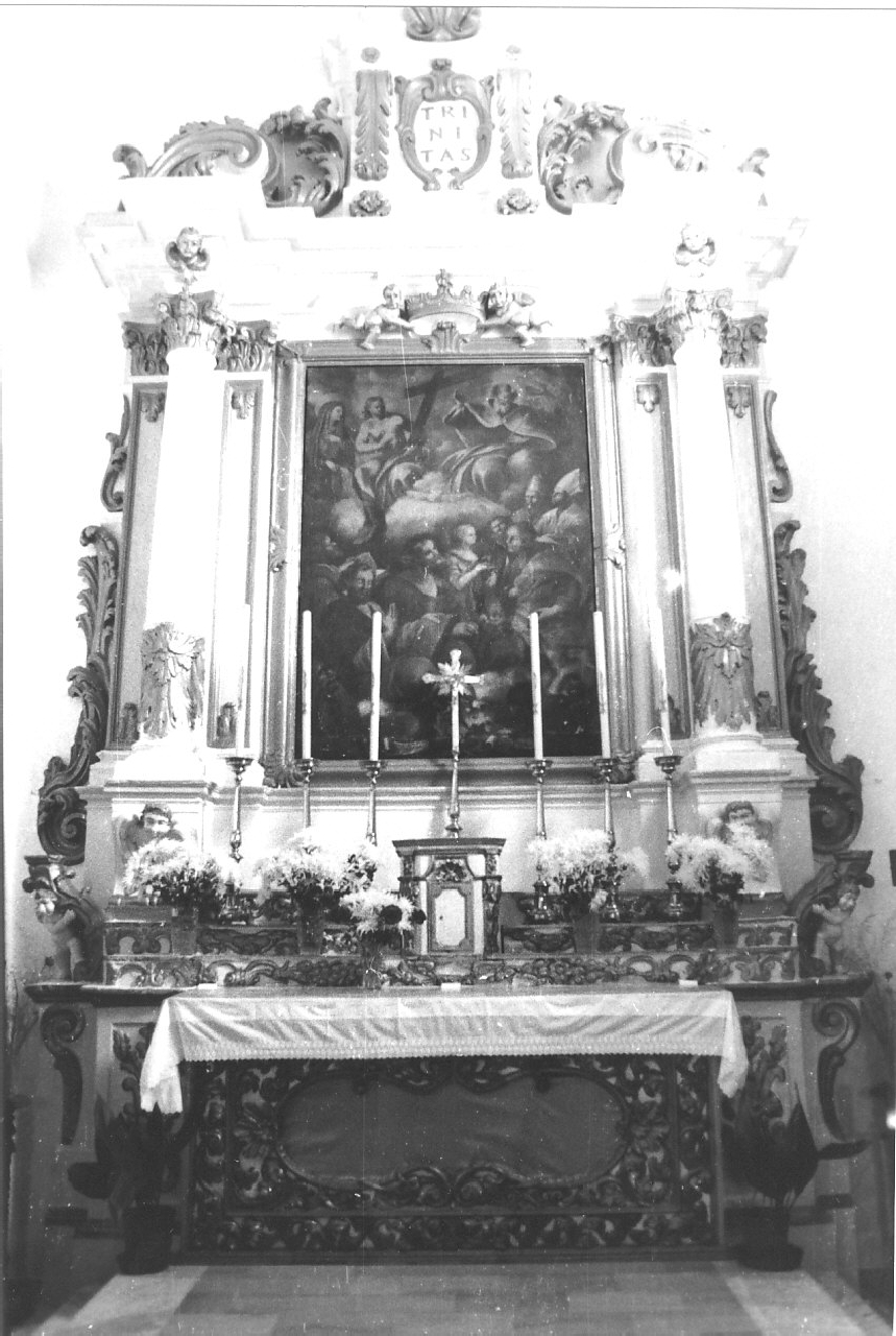 altare maggiore, opera isolata - bottega calabrese (metà sec. XVIII)