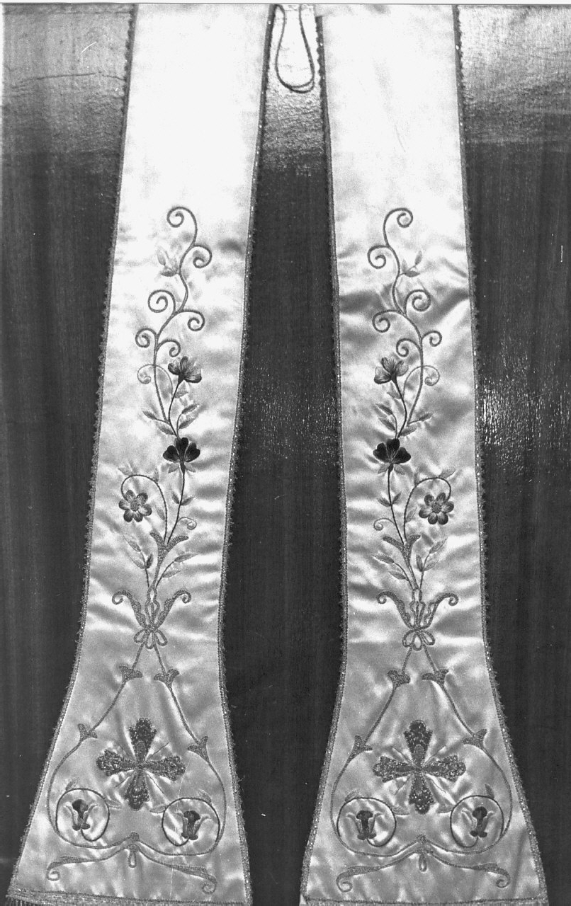 stola, opera isolata - manifattura calabrese (prima metà sec. XX)