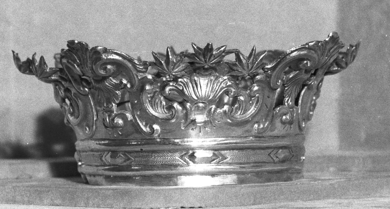 corona da statua, opera isolata - bottega napoletana (sec. XVIII)