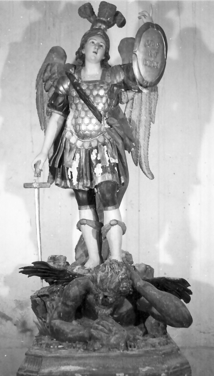 San Michele Arcangelo (statua) - bottega calabrese (fine/inizio secc. XVIII/ XIX)