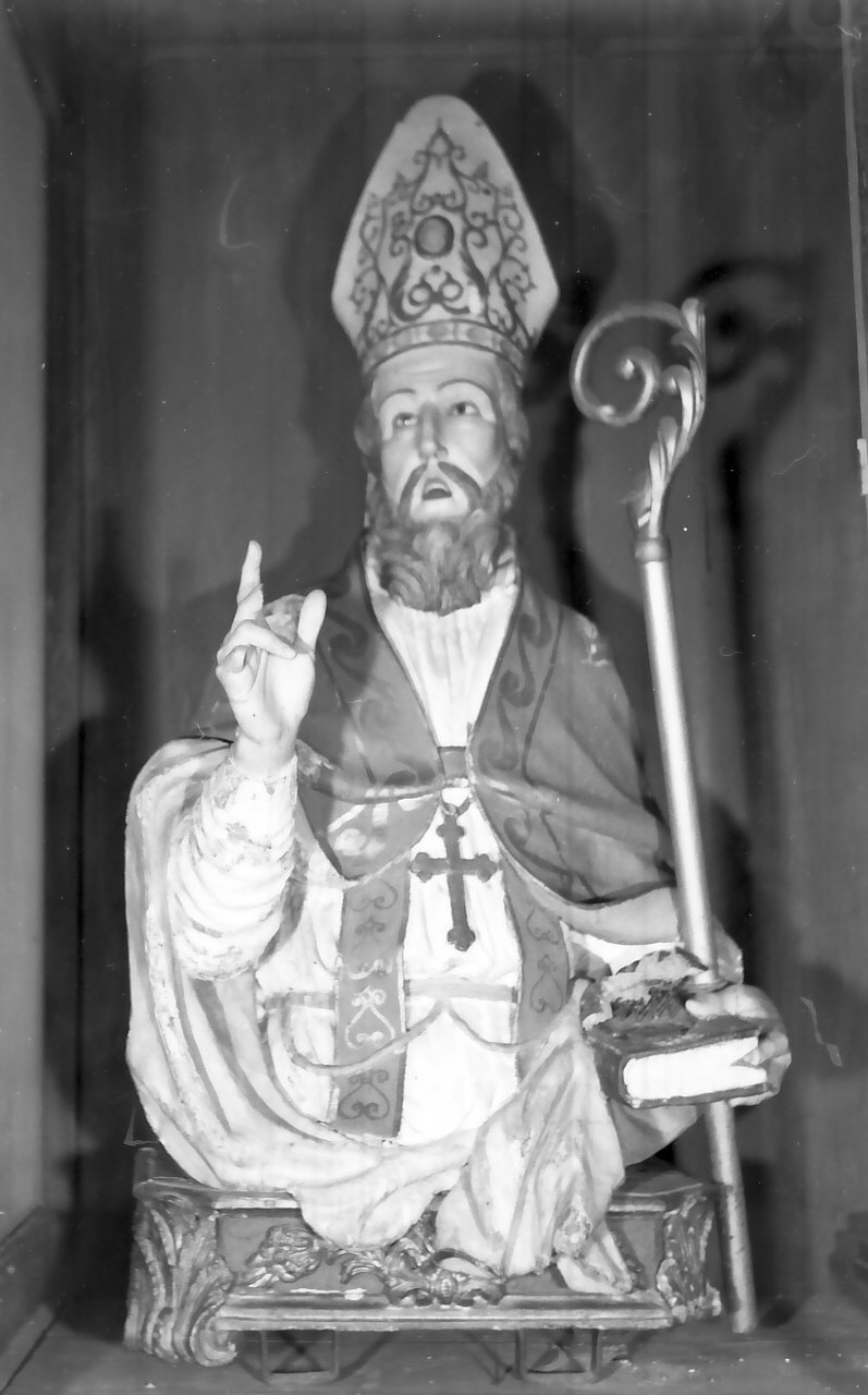 San Biagio (busto, opera isolata) - bottega calabrese (fine/inizio secc. XVIII/ XIX)