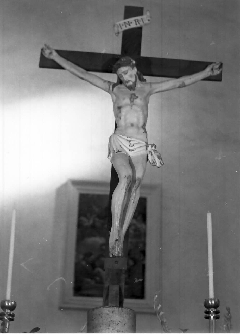 crocifisso - bottega calabrese (sec. XIX)