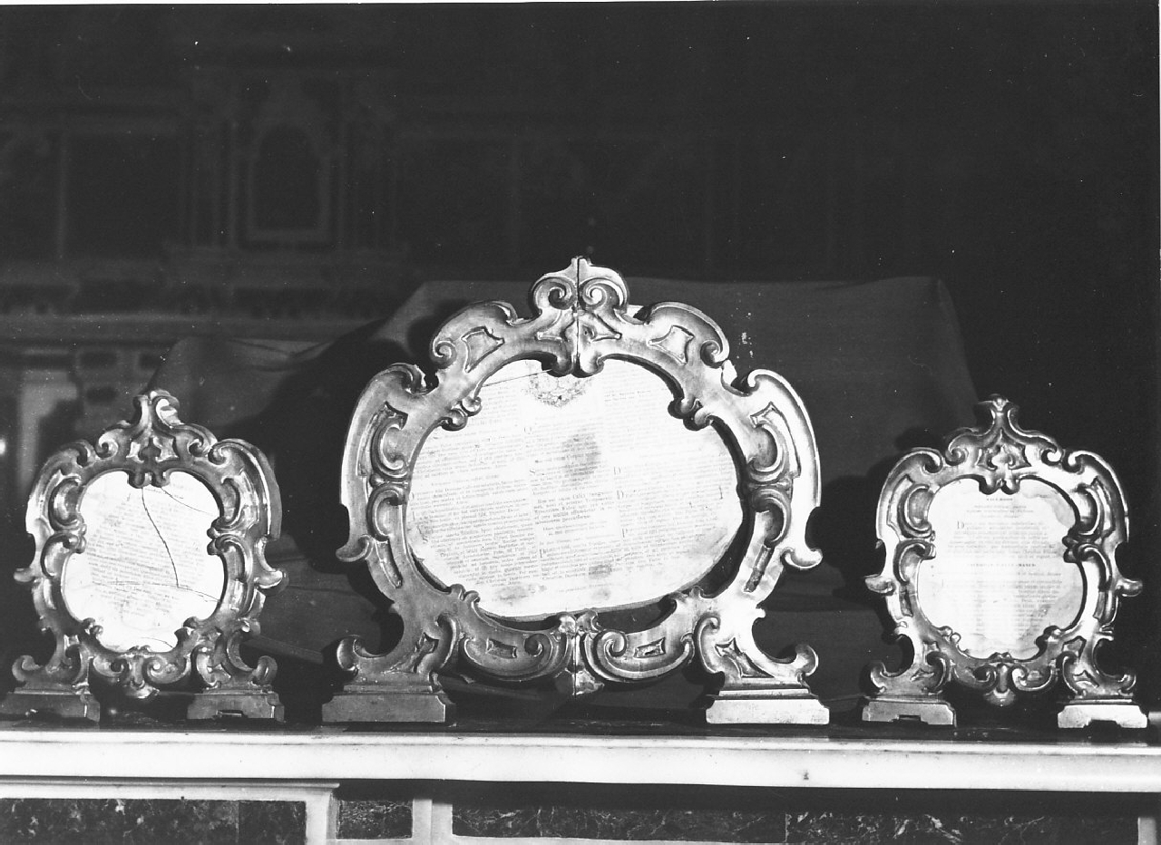 cartagloria, serie - bottega Italia meridionale (sec. XVIII)