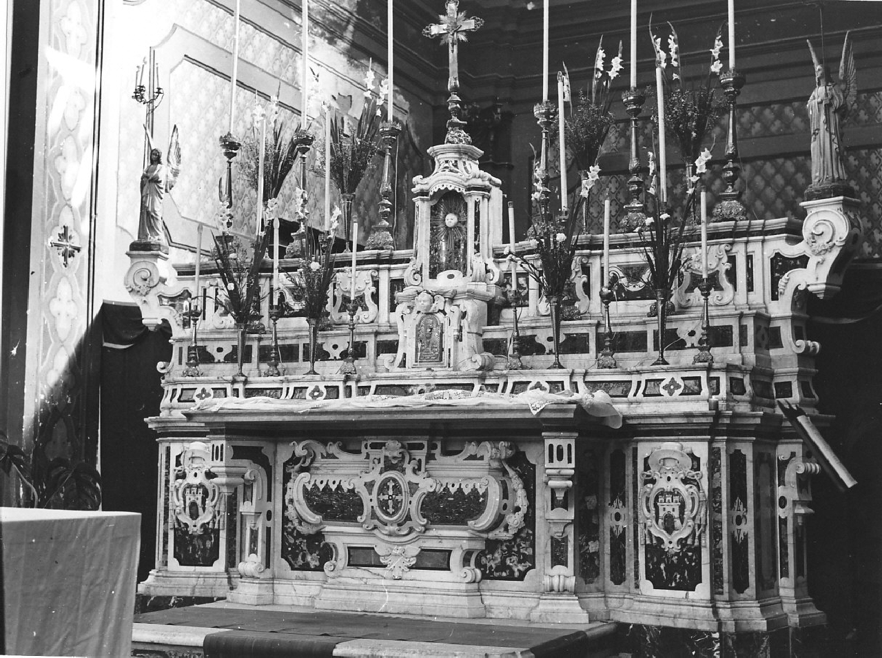 altare maggiore - bottega napoletana (sec. XVIII)