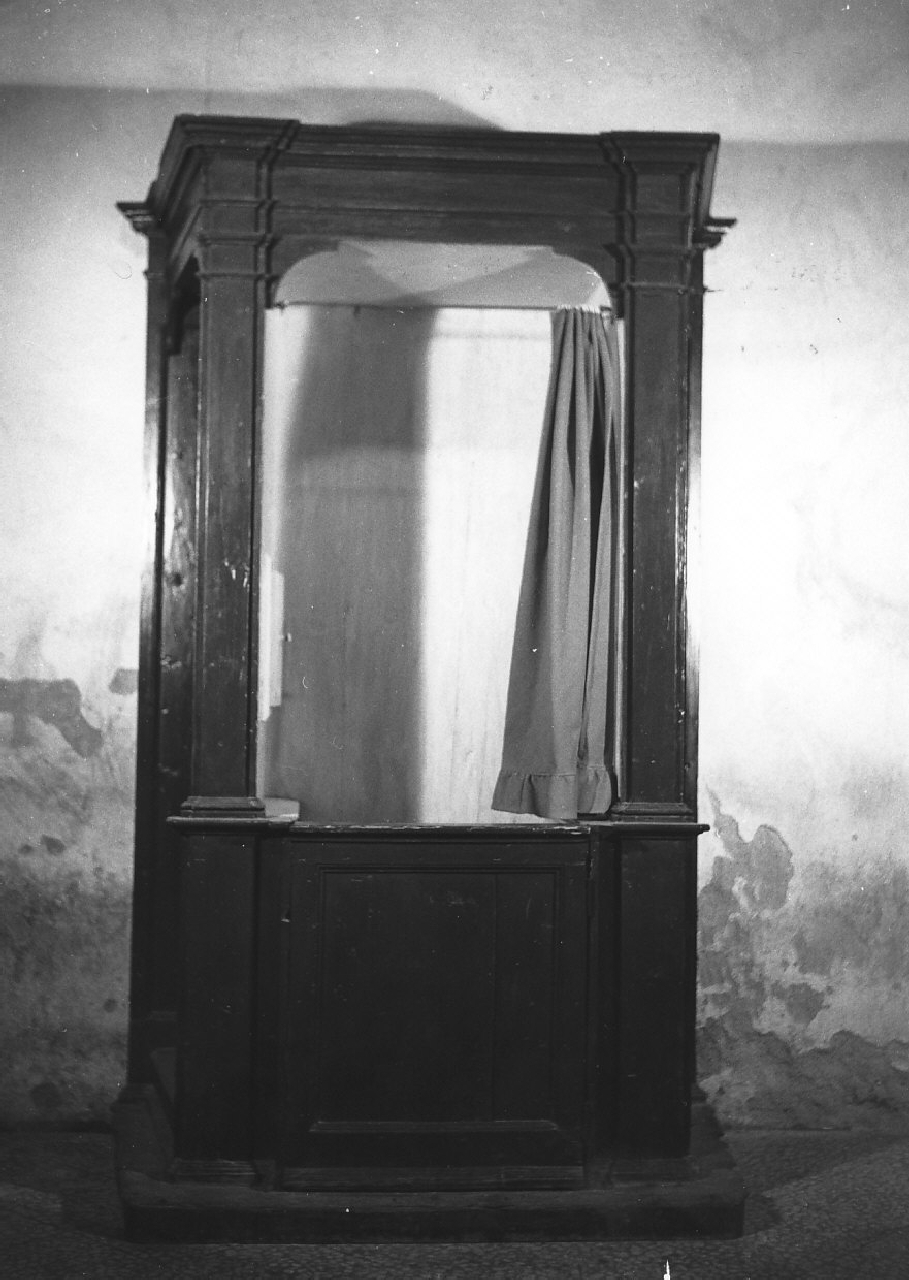 confessionale - bottega calabrese (sec. XIX)