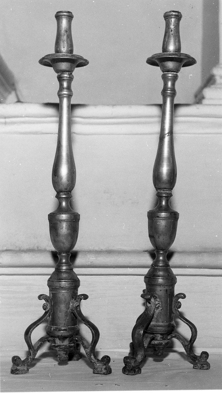 candeliere, serie - bottega calabrese (fine sec. XIX)