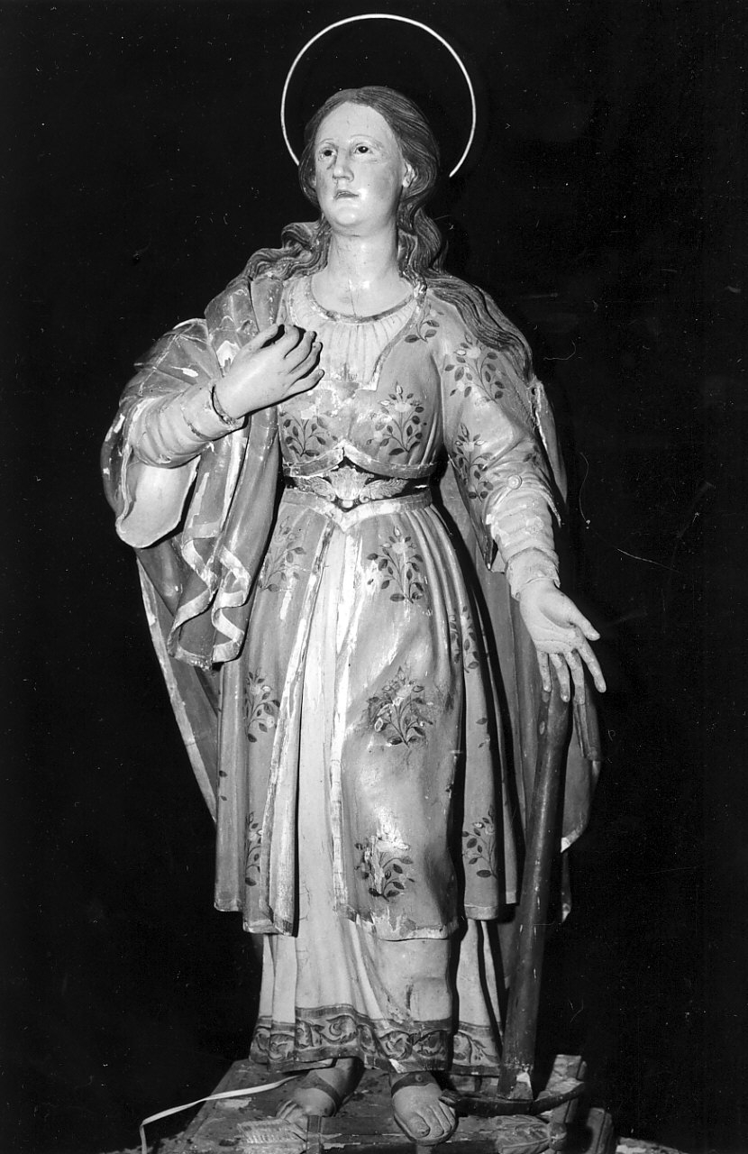 Santa Filomena (statua, opera isolata) - bottega Italia meridionale (sec. XVIII)