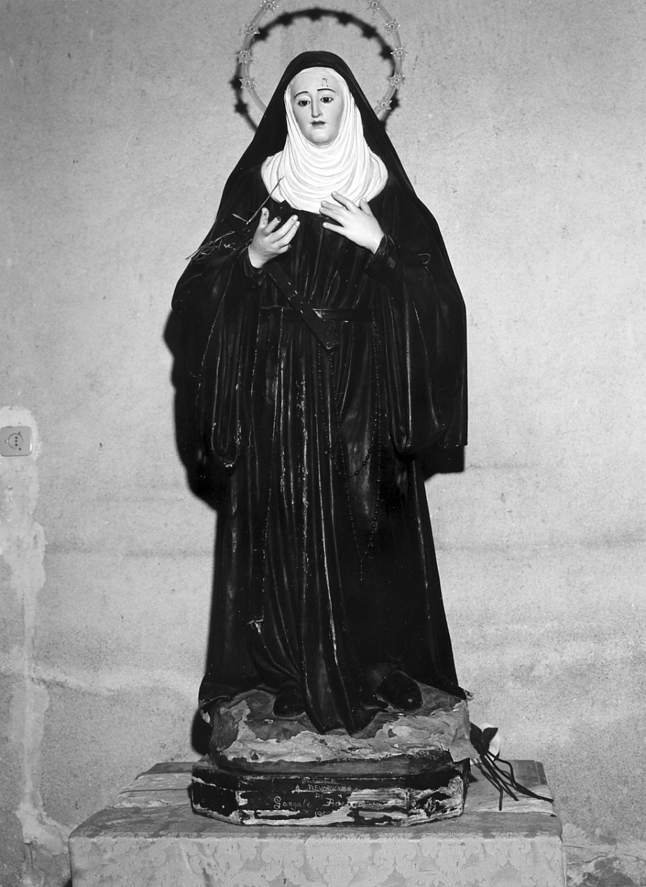 Santa Rita da Cascia (statua, opera isolata) - bottega Italia meridionale (inizio sec. XX)