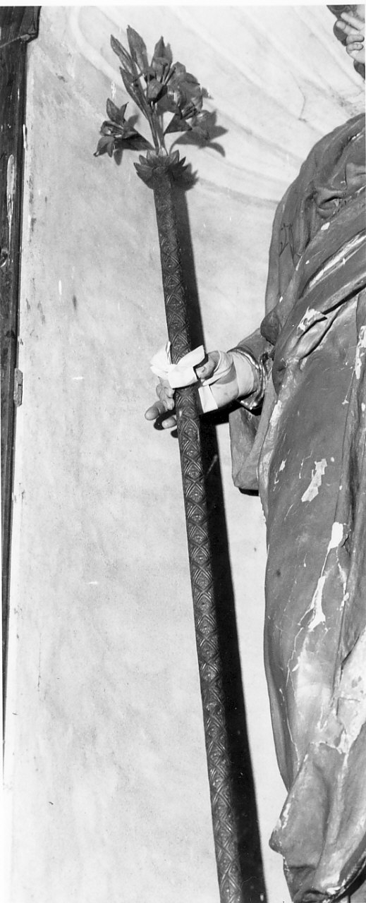 attributo iconografico di immagine sacra, opera isolata - bottega Italia meridionale (sec. XIX)