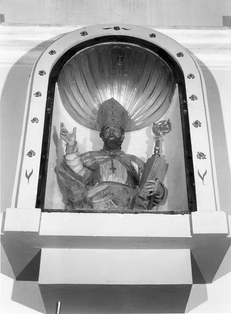 San Nicola di Bari (busto, opera isolata) - bottega Italia meridionale (sec. XVII, sec. XVIII)