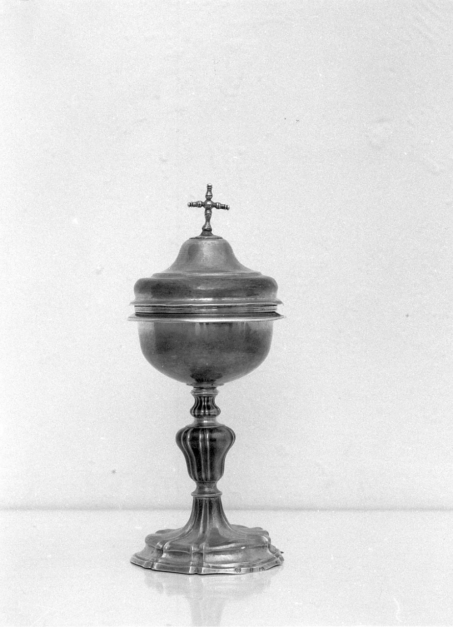 pisside, opera isolata - bottega napoletana (sec. XIX)