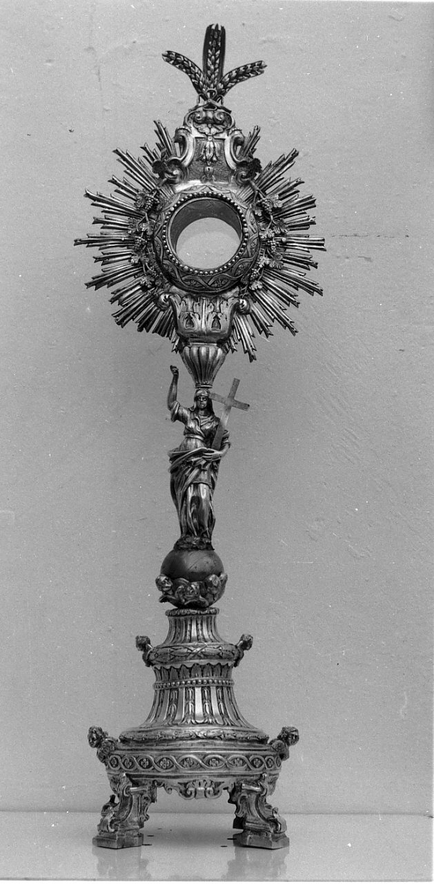 ostensorio - a raggiera, opera isolata di Pane Gennaro (sec. XIX)